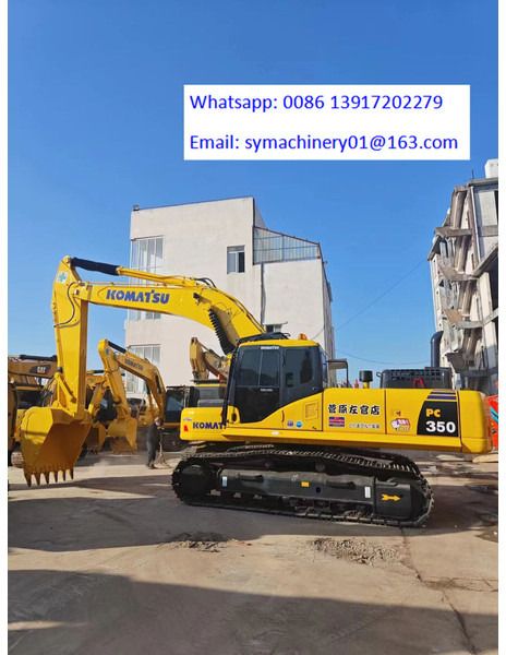 2022 Komatsu PC350 crawler excavator, side view