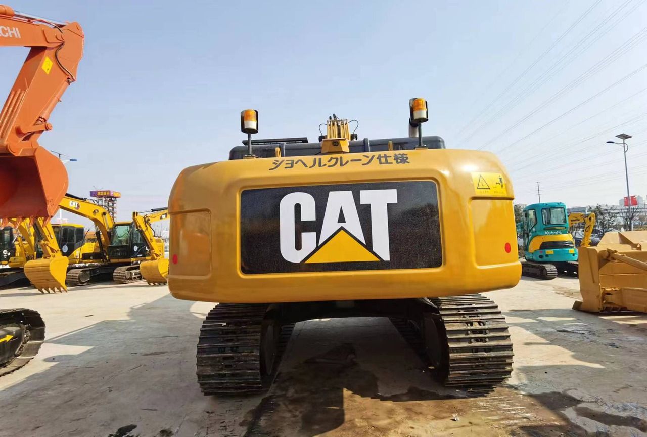 2020 Caterpillar 329D crawler excavator rear view
