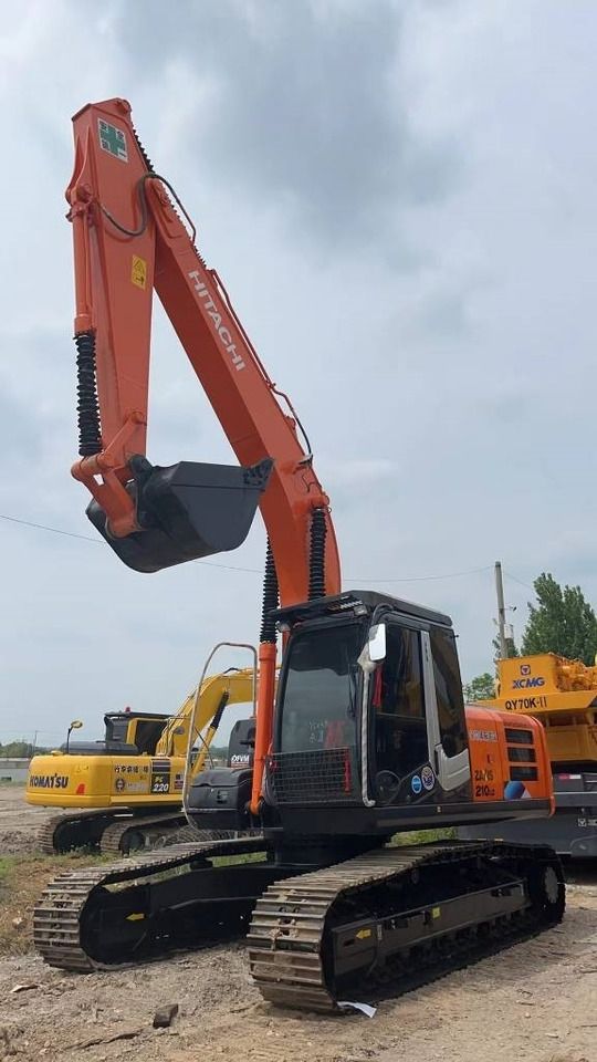 2024 Hitachi Zaxis 210 crawler excavator, front three-quarter view 2024 Hitachi Zaxis 210 crawler excavator, front three-quarter view