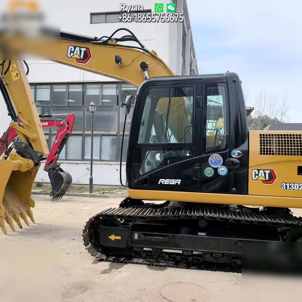 2022 Caterpillar 313D2 crawler excavator side view 2022 Caterpillar 313D2 crawler excavator side view