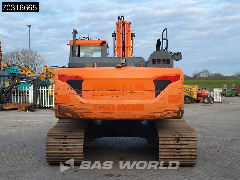 2020 Doosan DX225LC-5 crawler excavator, rear view 2020 Doosan DX225LC-5 crawler excavator, rear view
