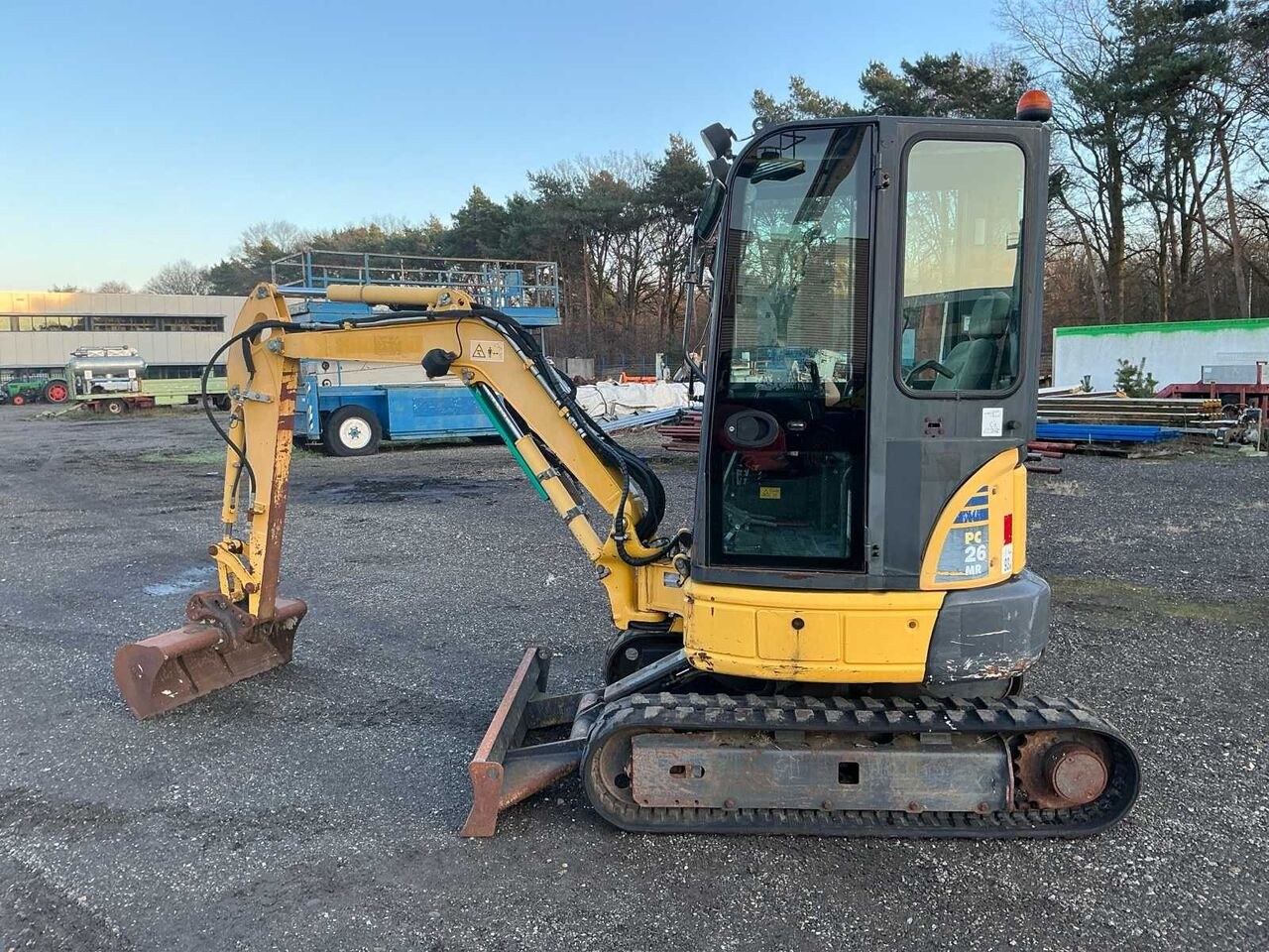 2013 Komatsu PC26 MR mini excavator, side view 2013 Komatsu PC26 MR mini excavator, side view