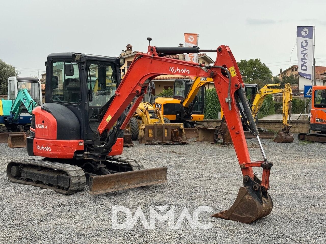 2018 Kubota U36-4 mini excavator, side view 2018 Kubota U36-4 mini excavator, side view