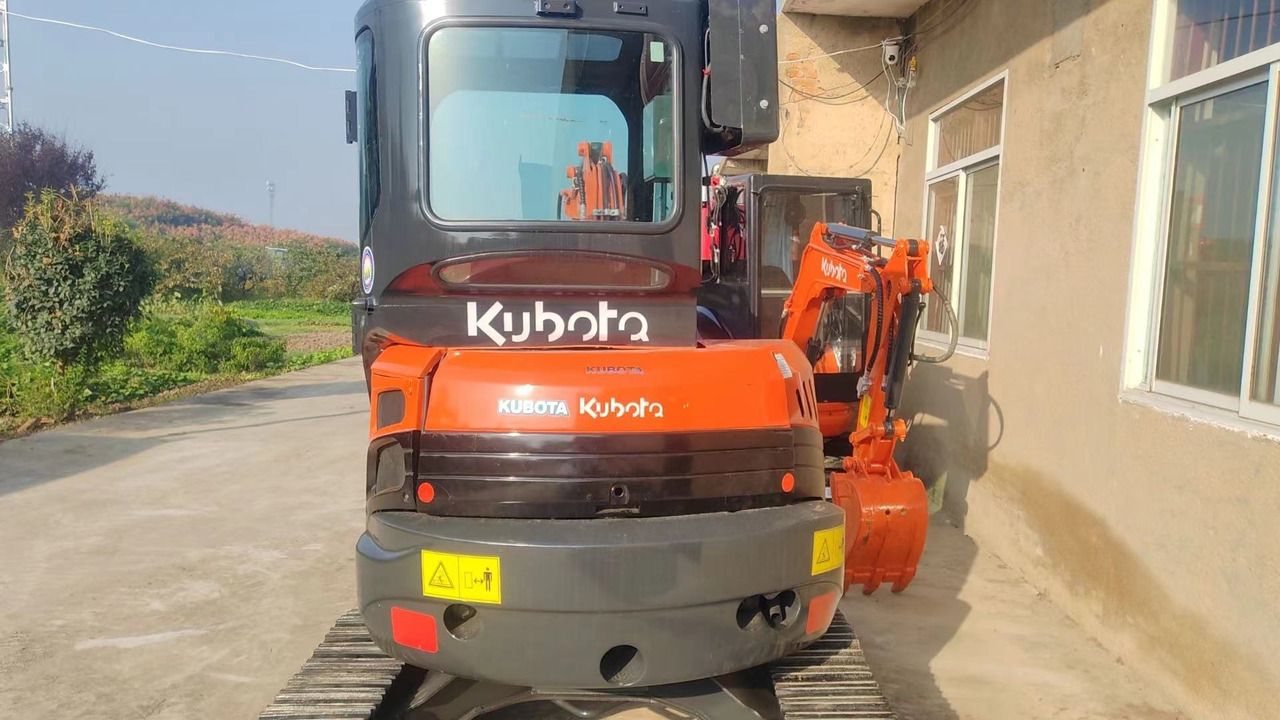 2023 Kubota U35-5 mini excavator rear view 2023 Kubota U35-5 mini excavator rear view