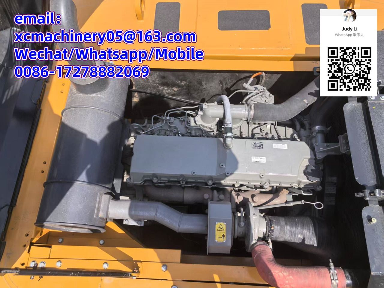 2024 Sany SY365 crawler excavator engine bay view 2024 Sany SY365 crawler excavator engine bay view