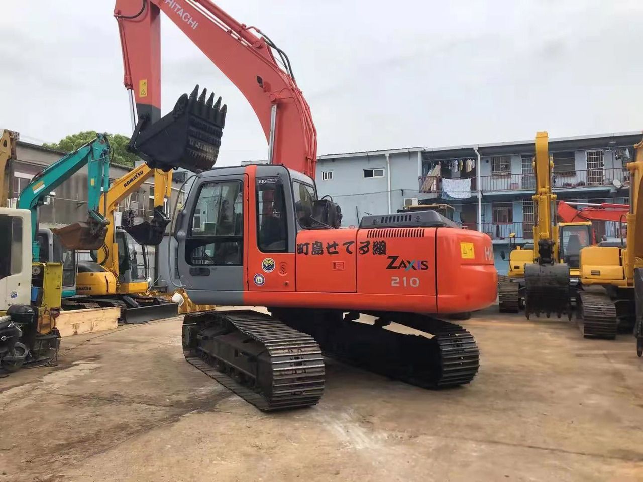 2020 Hitachi Zaxis 210 crawler excavator, side view 2020 Hitachi Zaxis 210 crawler excavator, side view