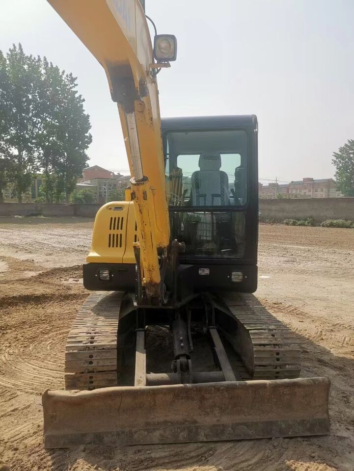 2023 Hyundai 60-7 mini excavator, front view