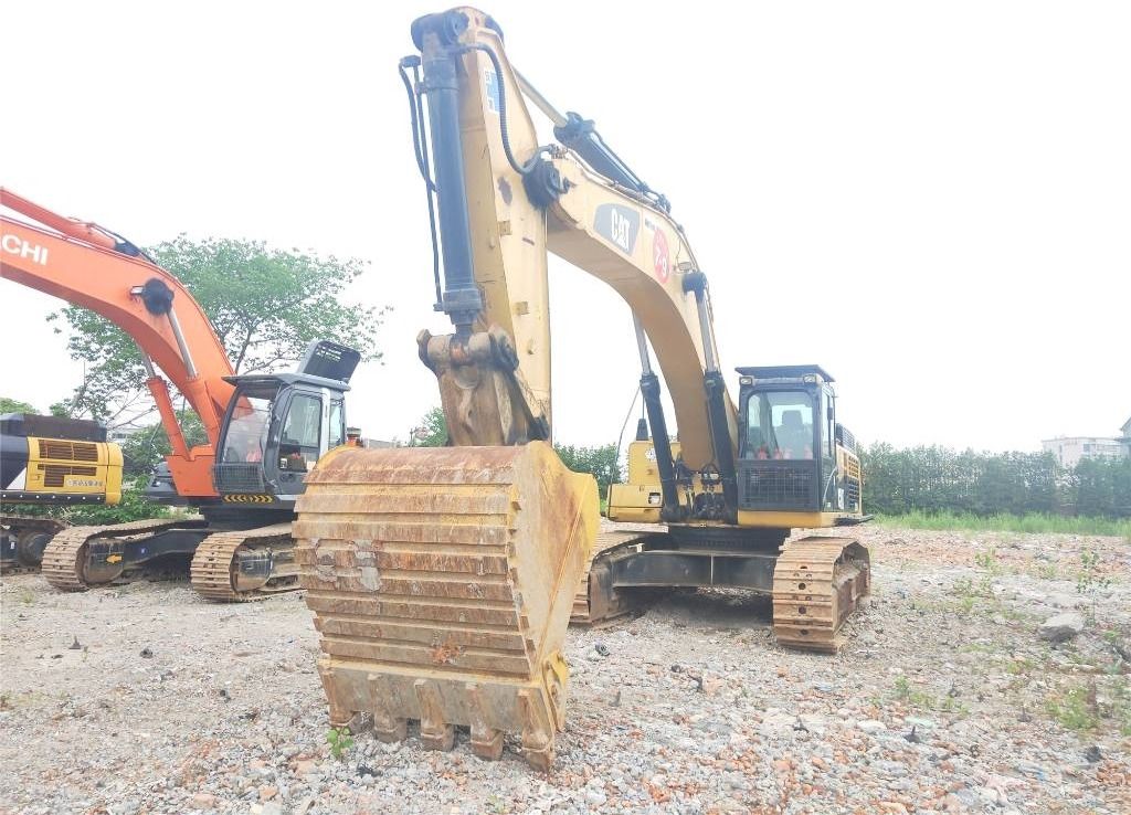 2022 Caterpillar 349DL crawler excavator, front view