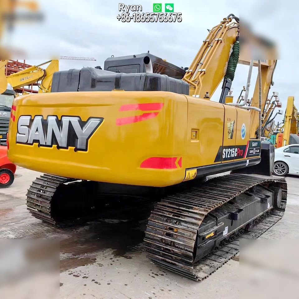 2022 Sany SY215C Pro crawler excavator rear view