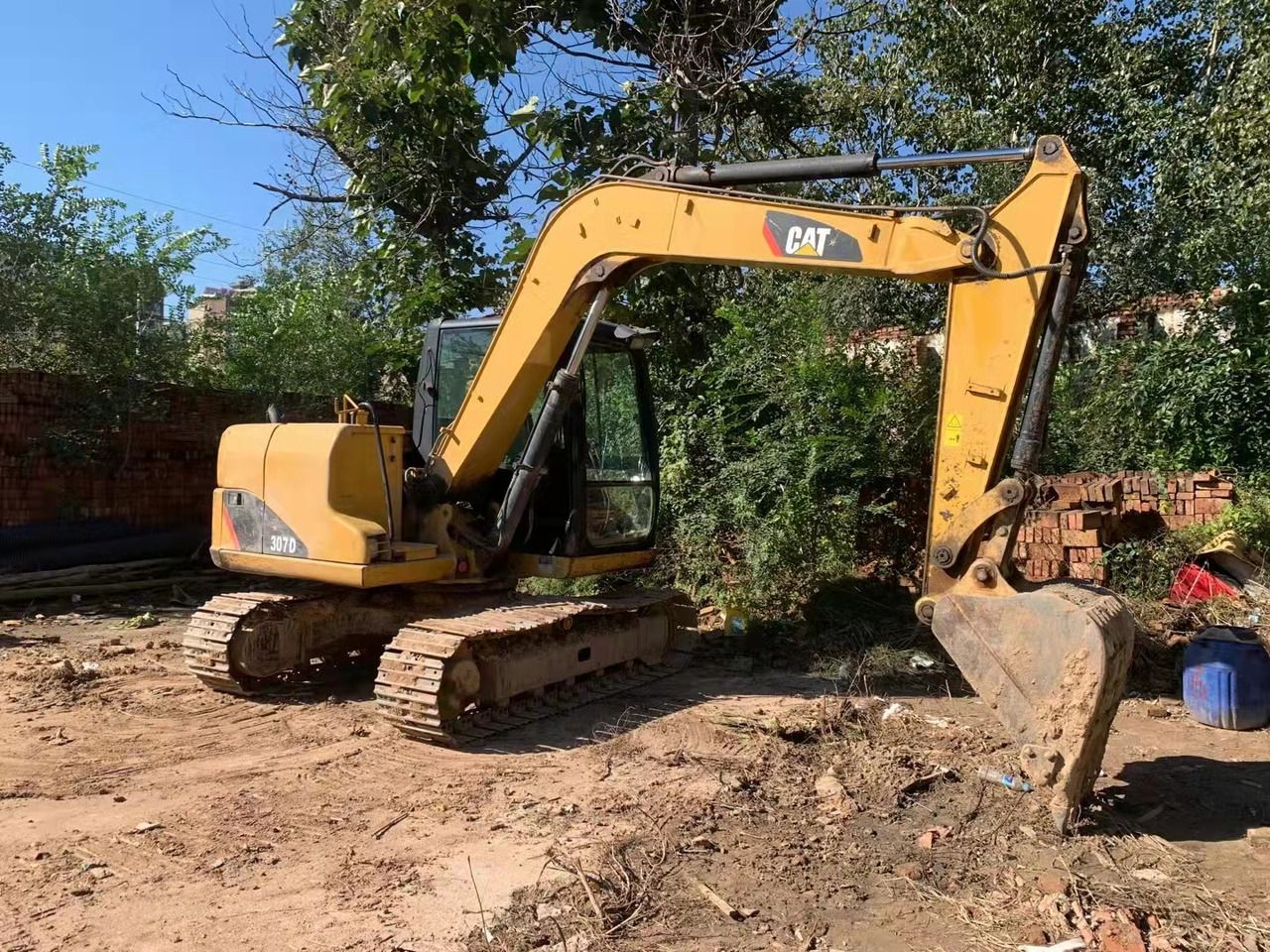 2024 Caterpillar 307D excavator, side profile view 2024 Caterpillar 307D excavator, side profile view