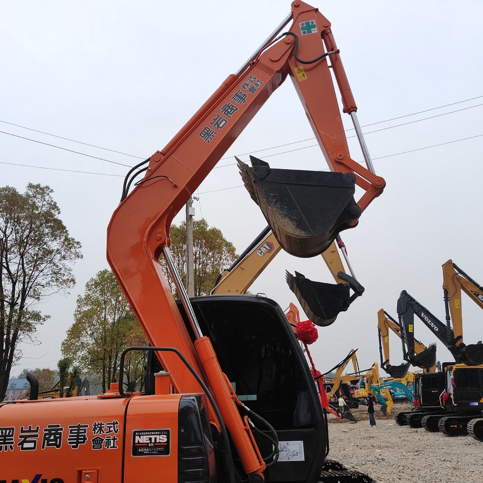 2023 Hitachi ZX70 mini excavator side profile view 2023 Hitachi ZX70 mini excavator side profile view