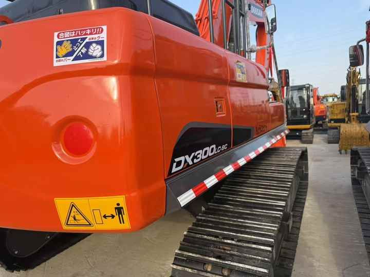 2023 Doosan DX300LC-9C crawler excavator rear quarter view 2023 Doosan DX300LC-9C crawler excavator rear quarter view
