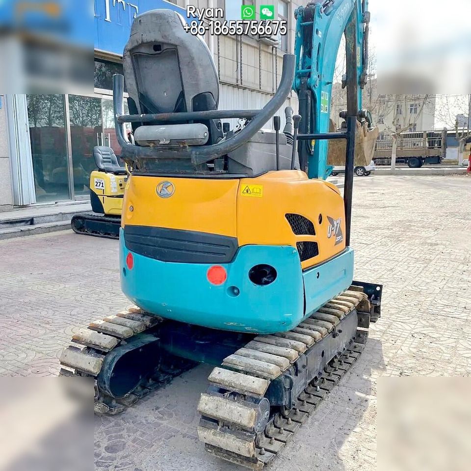 2021 Kubota U17 mini excavator, rear view 2021 Kubota U17 mini excavator, rear view