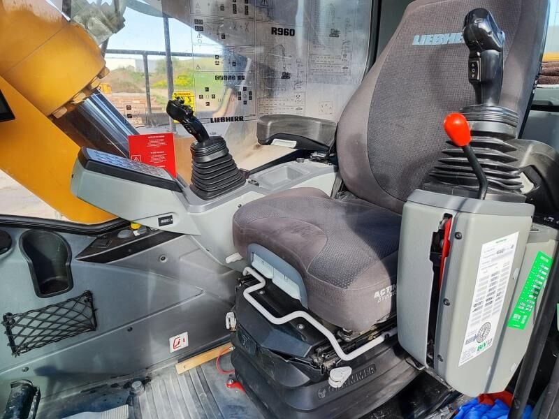 2023 Liebherr R960VH-HD demolition excavator interior cab view