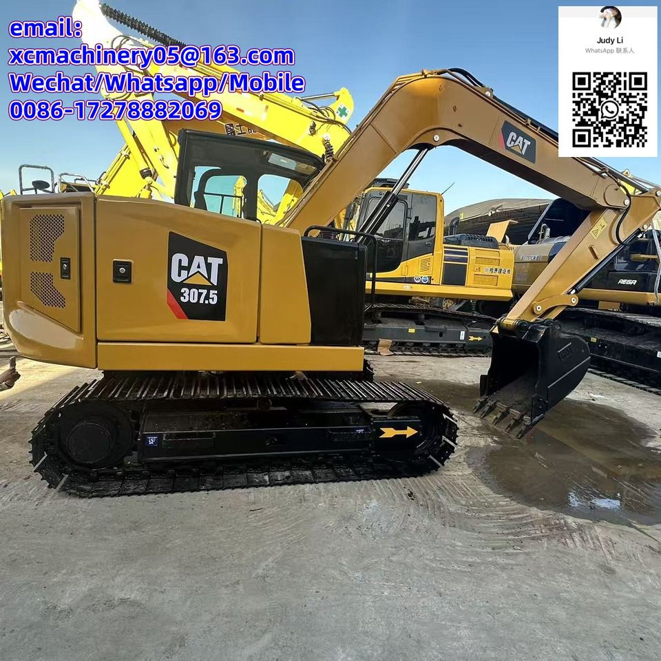 2023 Caterpillar 307.5 mini excavator side view 2023 Caterpillar 307.5 mini excavator side view