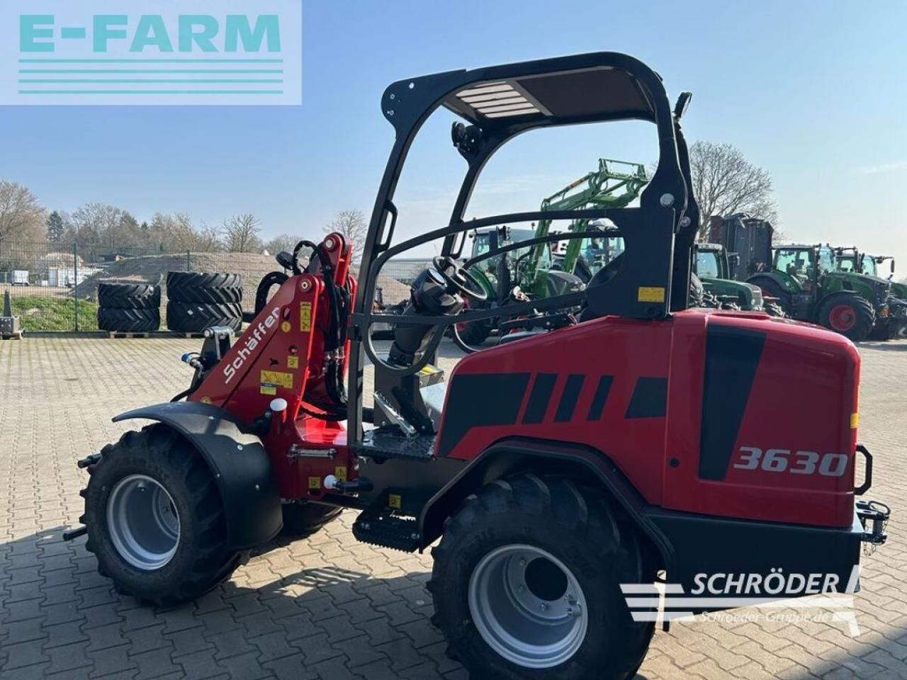 2024 Schäffer 3630 mini excavator, side view