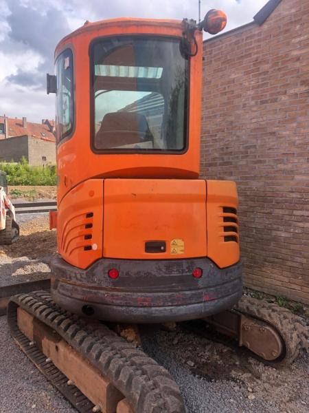 2012 Doosan DX35Z mini excavator, rear view 2012 Doosan DX35Z mini excavator, rear view