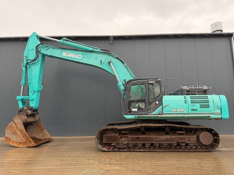 2014 Kobelco SK500LC-9 crawler excavator, side view