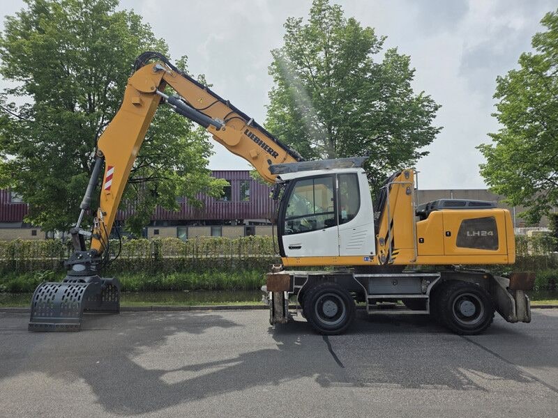 2015 Liebherr LH 24 material handler, side view