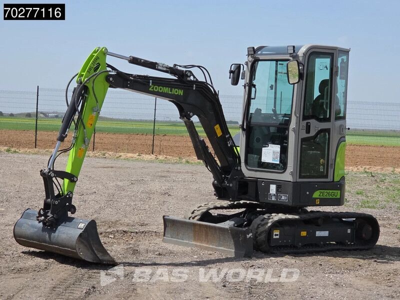 2024 Zoomlion ZE26GU mini excavator, side view 2024 Zoomlion ZE26GU mini excavator, side view