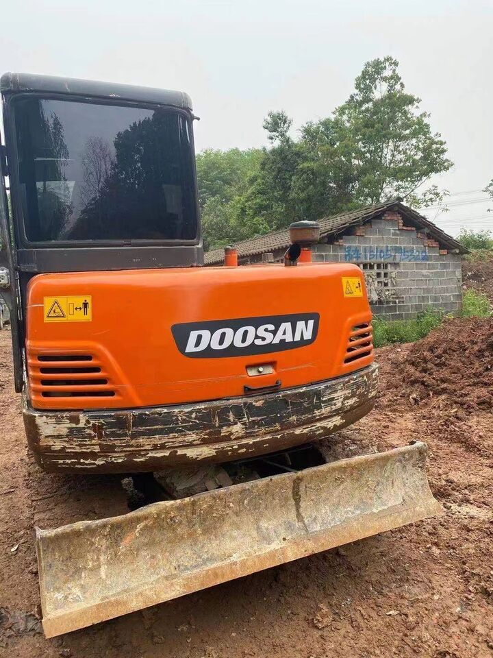 2024 Doosan DH60-7 mini excavator rear view 2024 Doosan DH60-7 mini excavator rear view