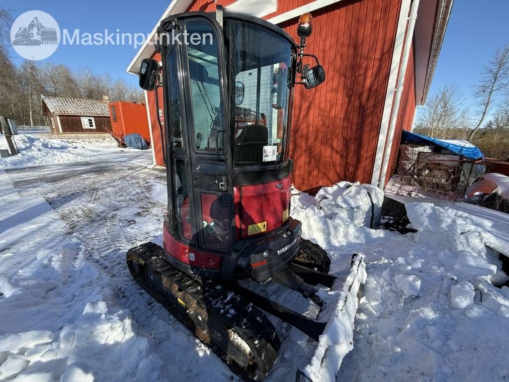 2023 Yanmar VIO26-6 mini excavator, front three-quarter view 2023 Yanmar VIO26-6 mini excavator, front three-quarter view