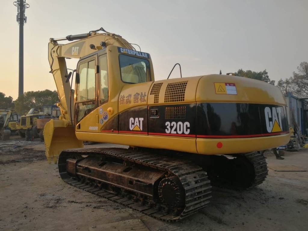 2023 Caterpillar 320C crawler excavator, rear three-quarter view 2023 Caterpillar 320C crawler excavator, rear three-quarter view