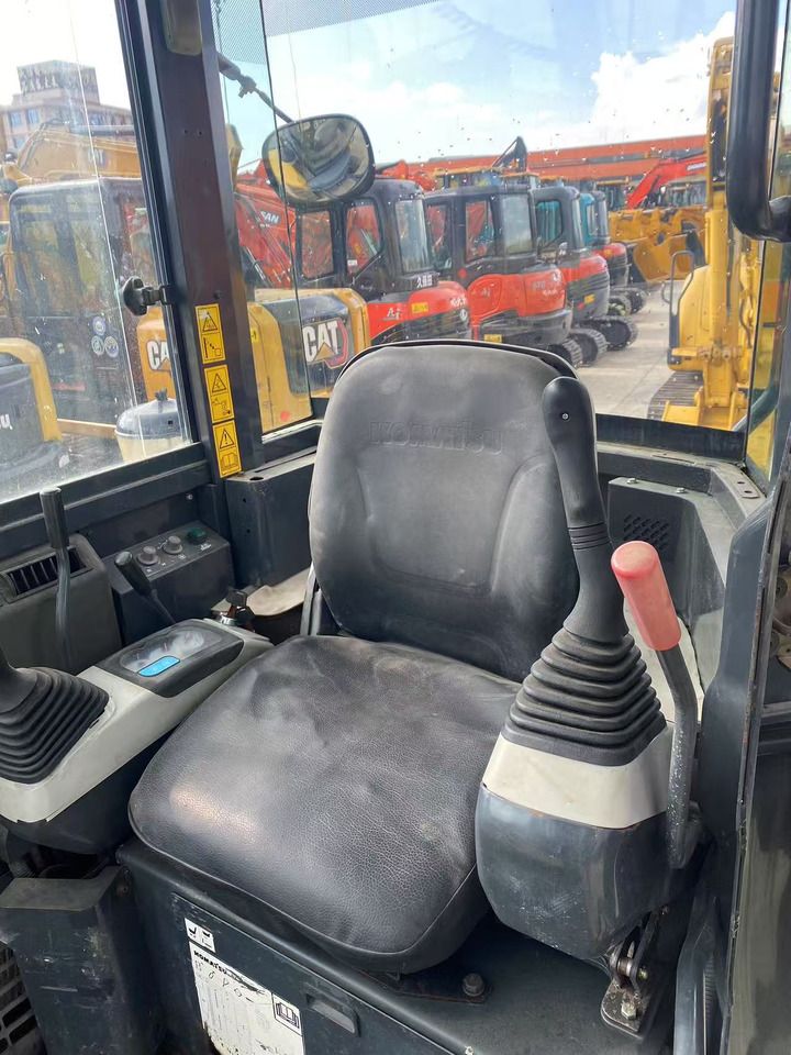 2022 Komatsu PC-55MR mini excavator interior view