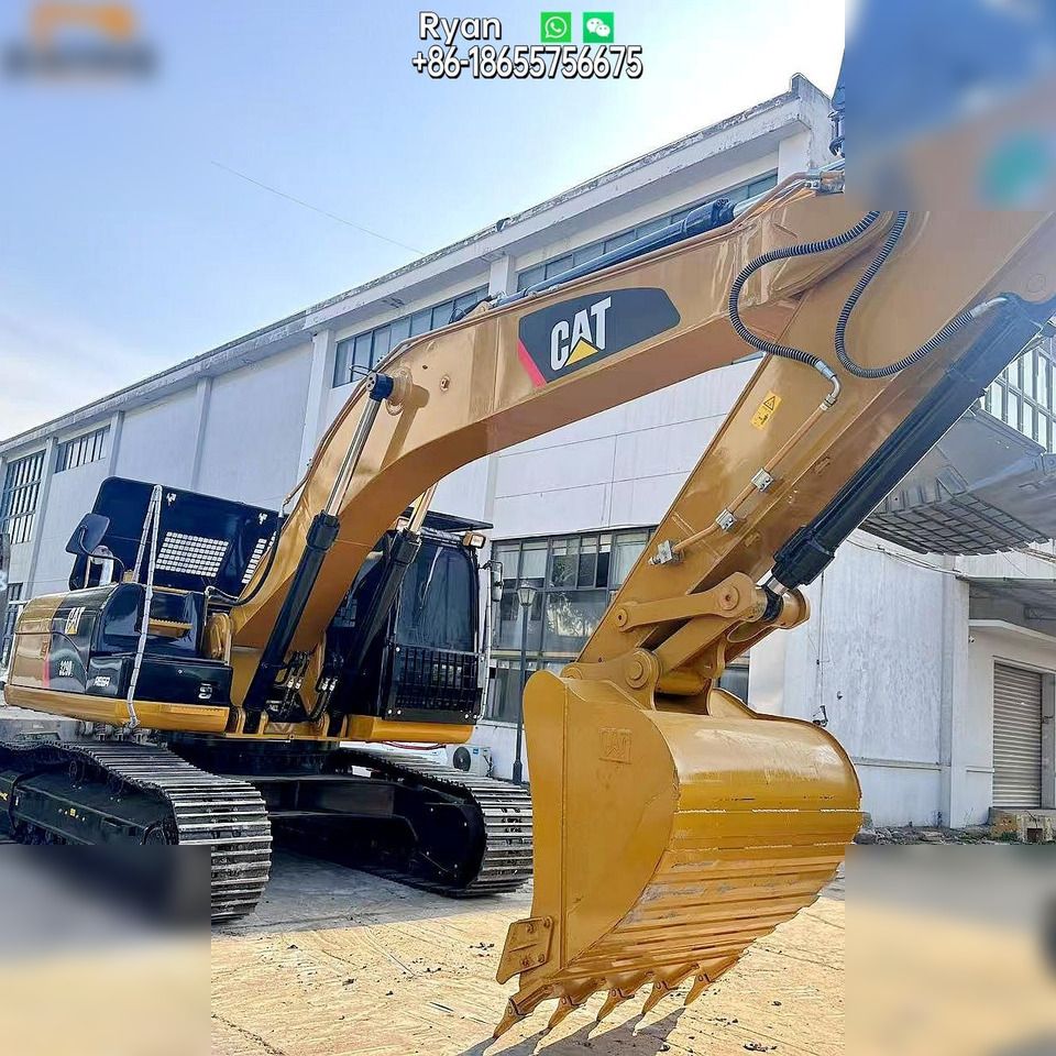 2020 Caterpillar 329D2 crawler excavator, front three-quarter view 2020 Caterpillar 329D2 crawler excavator, front three-quarter view