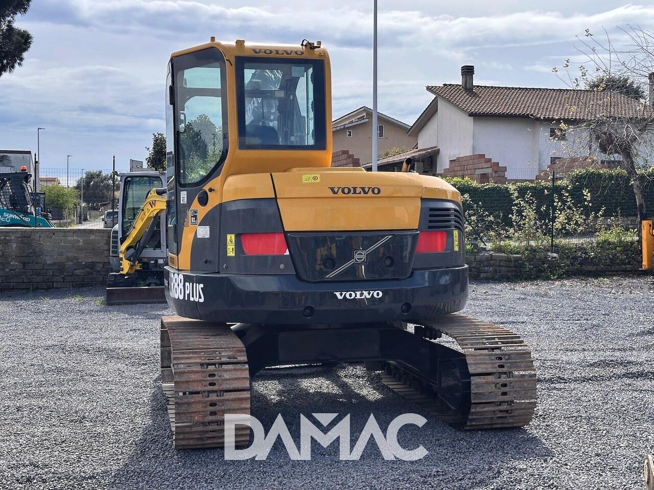 2007 Volvo ECR88 PLUS mini excavator, rear view