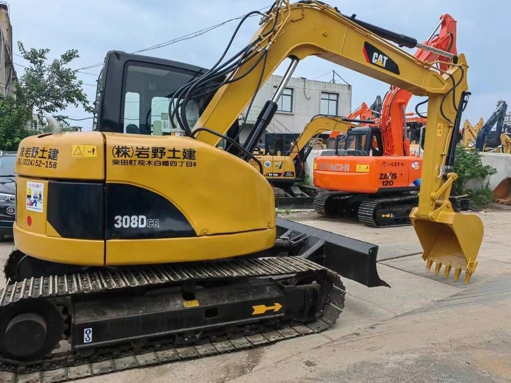2019 Caterpillar 308DCR mini excavator, side view 2019 Caterpillar 308DCR mini excavator, side view