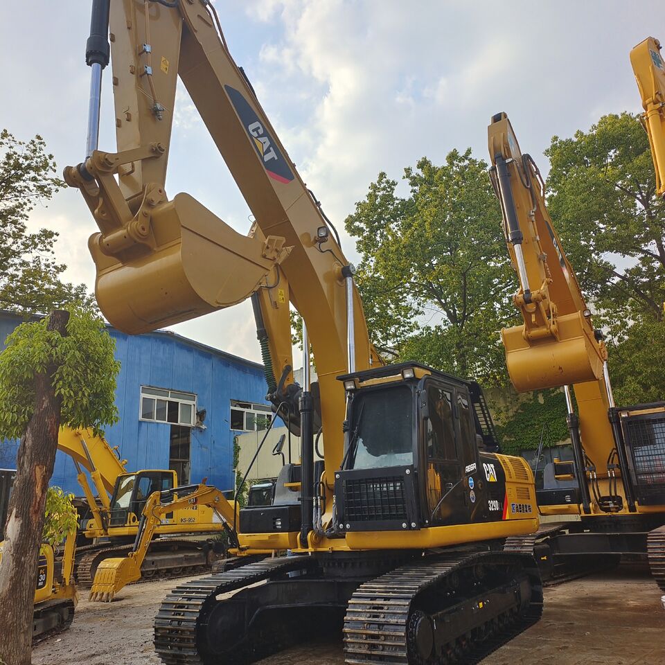 2025 Caterpillar 329D crawler excavator, front three-quarter view 2025 Caterpillar 329D crawler excavator, front three-quarter view