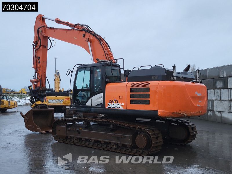 2018 Hitachi Zaxis 300LC crawler excavator, side view