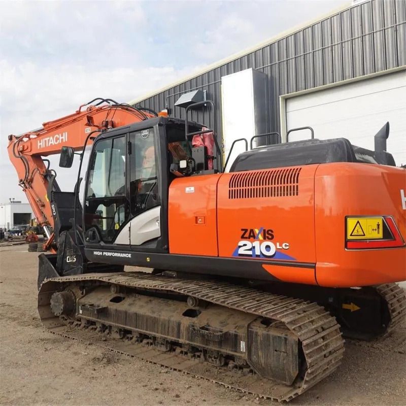Hitachi Zaxis 210LC crawler excavator, side view Hitachi Zaxis 210LC crawler excavator, side view