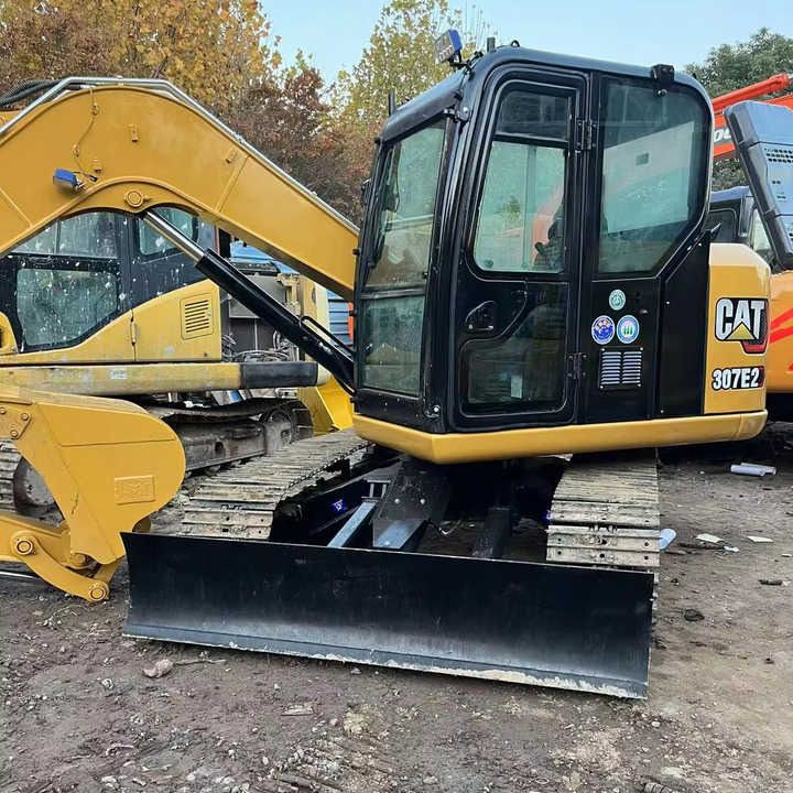2024 Caterpillar 307E2 excavator, front three-quarter view