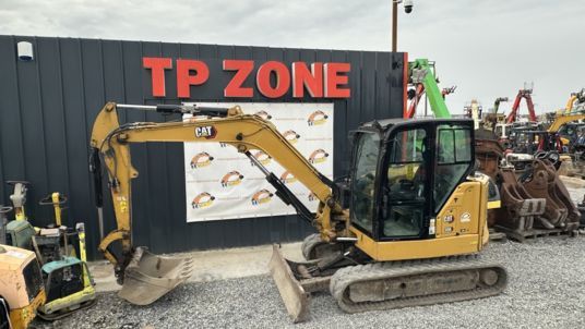 2022 Caterpillar 306CR NEXT GEN mini excavator, side profile view