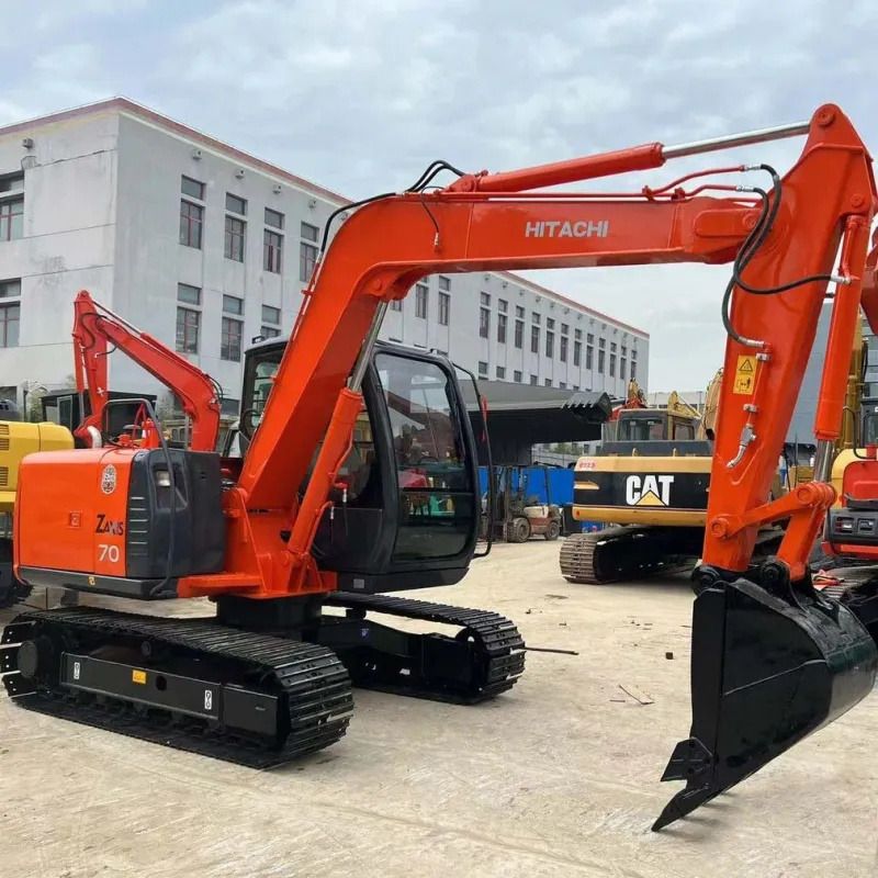 2022 Hitachi Zaxis 70 crawler excavator, side view 2022 Hitachi Zaxis 70 crawler excavator, side view