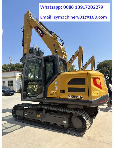 2026 XCMG XE135GA crawler excavator, side view 2026 XCMG XE135GA crawler excavator, side view