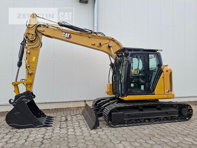 2022 Caterpillar 315-07B crawler excavator side view 2022 Caterpillar 315-07B crawler excavator side view