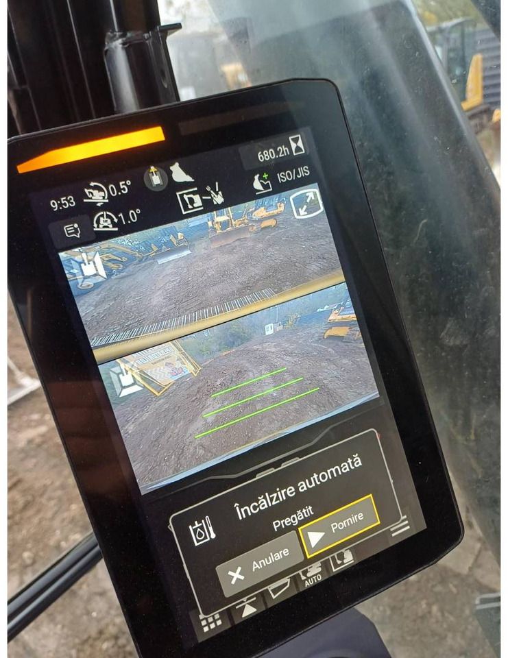 2024 Caterpillar 323-07 crawler excavator cab monitor view 2024 Caterpillar 323-07 crawler excavator cab monitor view