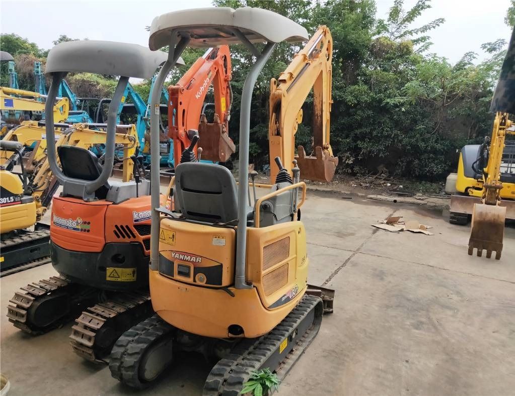 2023 Yanmar VIO 17 mini excavator, rear view