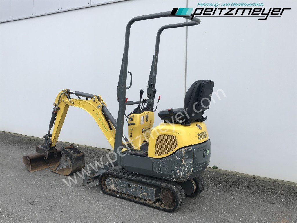 2020 Wacker Neuson 803 mini excavator, rear three-quarter view 2020 Wacker Neuson 803 mini excavator, rear three-quarter view