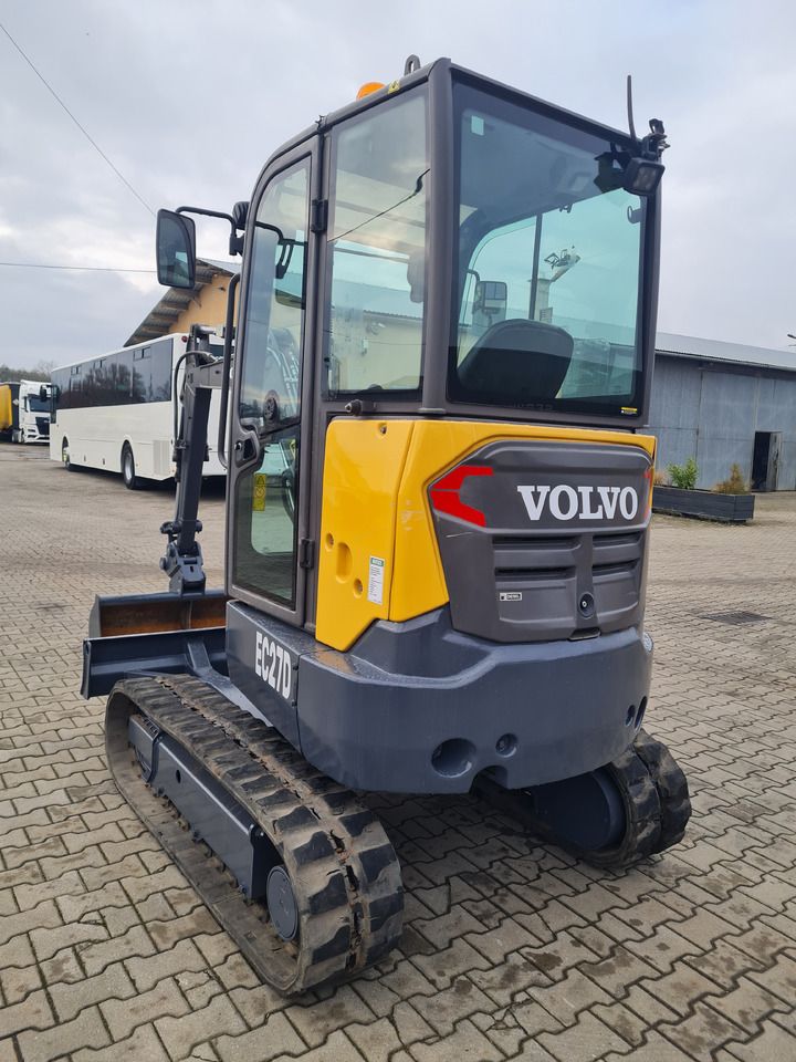 2018 Volvo EC27D mini excavator, rear three-quarter view 2018 Volvo EC27D mini excavator, rear three-quarter view