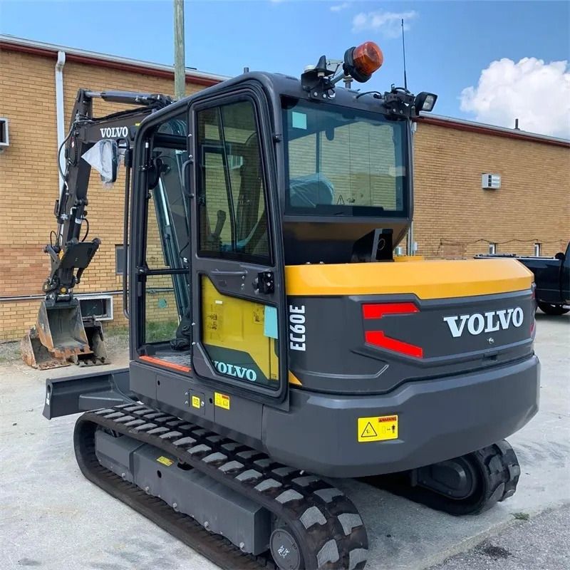 2020 Volvo EC60E crawler excavator, rear three-quarter view 2020 Volvo EC60E crawler excavator, rear three-quarter view