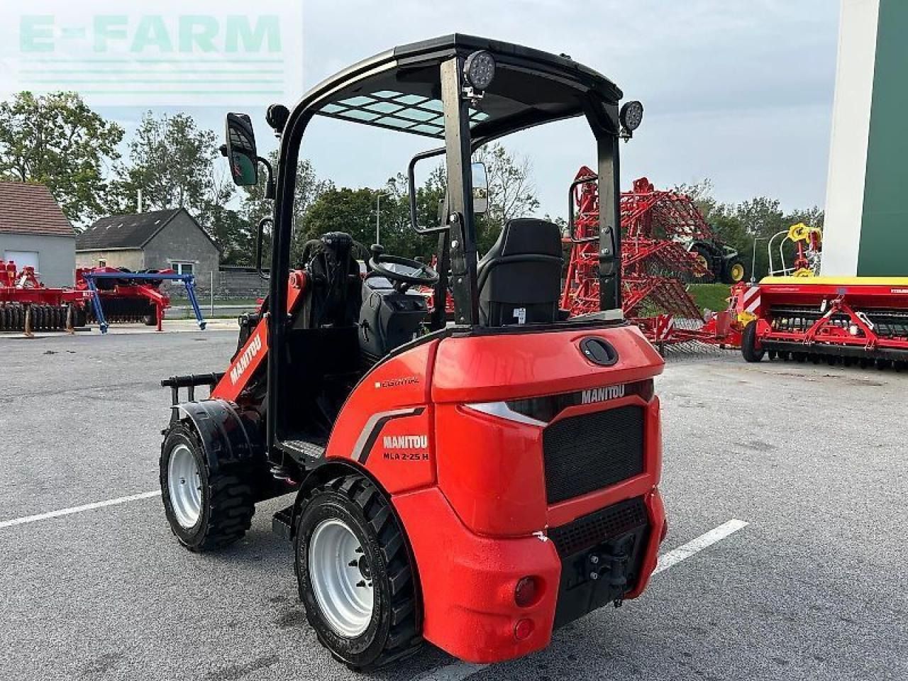 2023 Manitou MLA 2-25 H mini excavator, rear three-quarter view