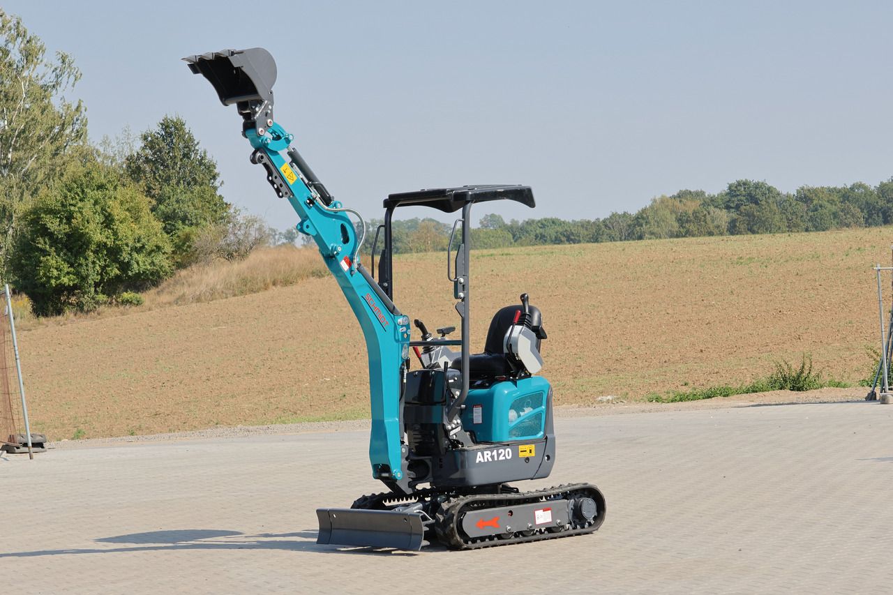 2025 Kubota AR120 mini excavator, side view