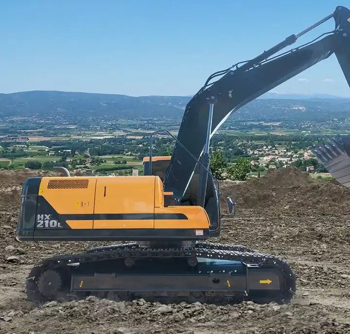 2024 Hyundai HX210L crawler excavator, side view