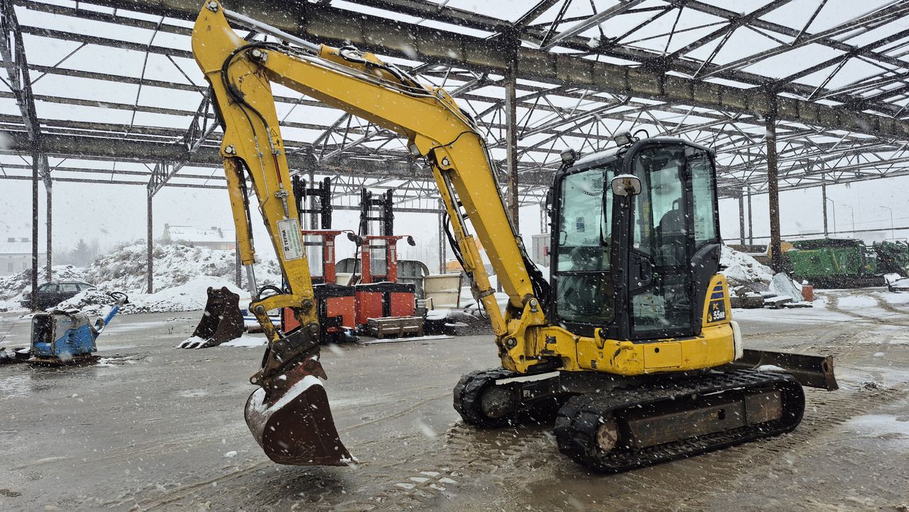 2021 Komatsu PC55MR-5 mini excavator, side view
