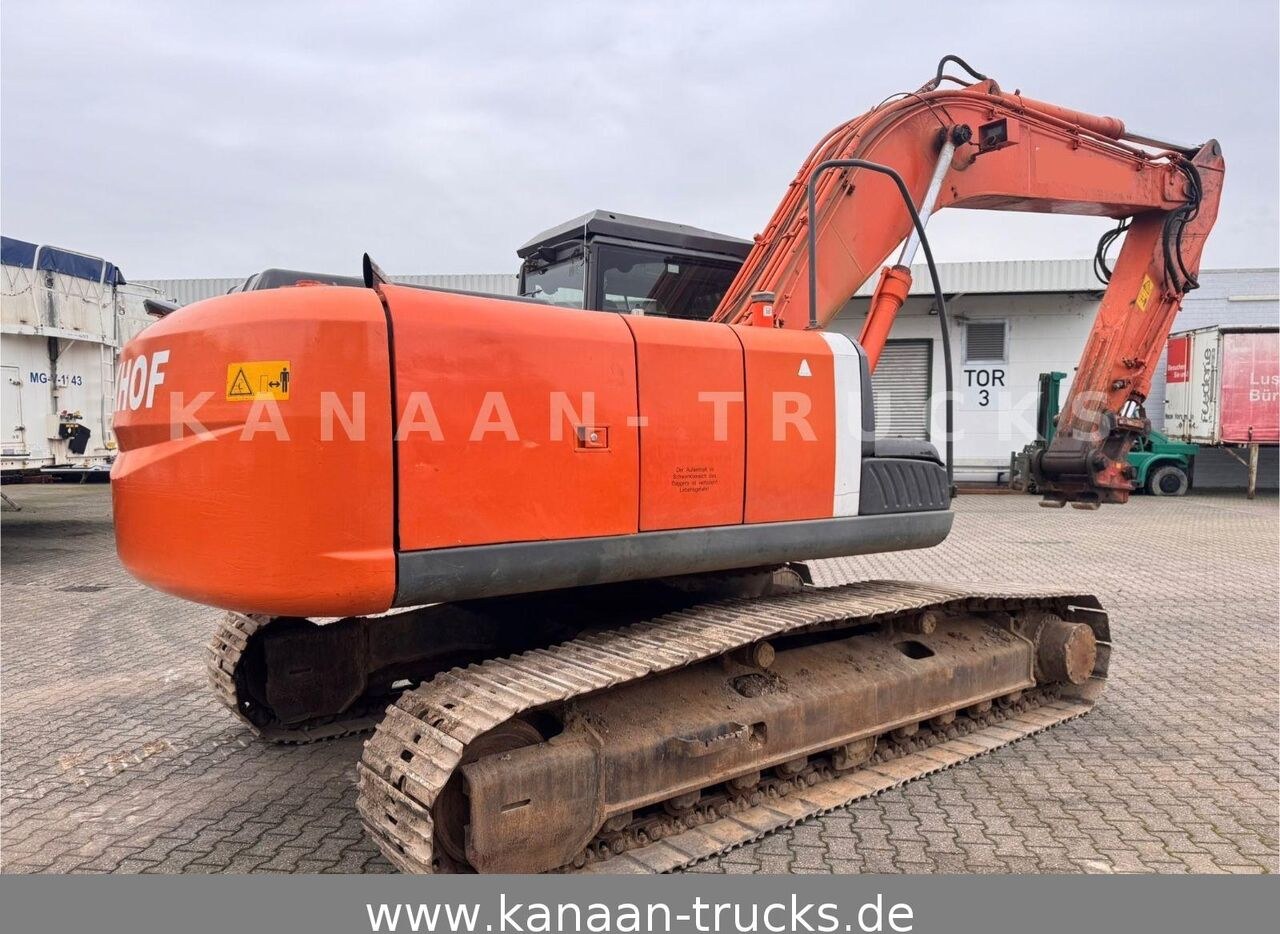 2008 Hitachi ZX250LCN-3 crawler excavator, rear three-quarter view 2008 Hitachi ZX250LCN-3 crawler excavator, rear three-quarter view