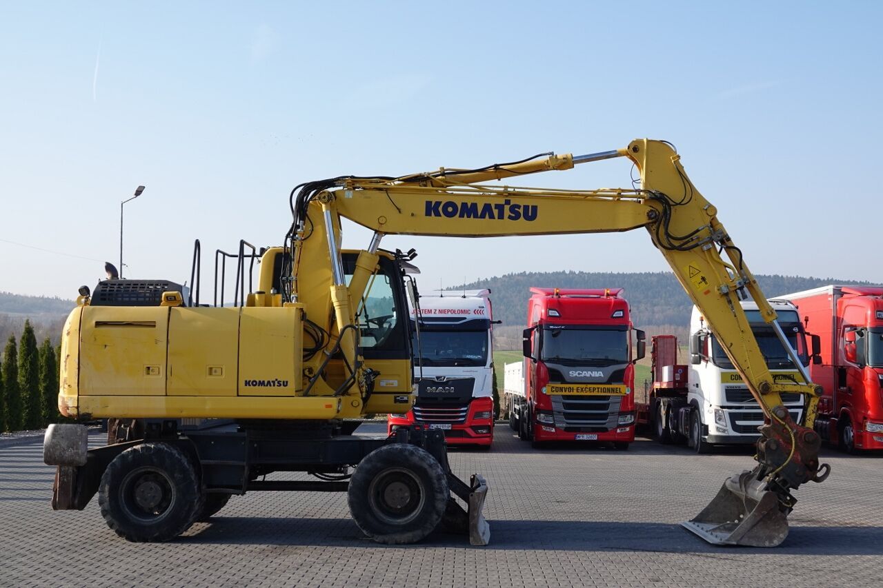 2017 Komatsu PW180-10 Колісний екскаватор 2017 Komatsu PW180-10 Колісний екскаватор